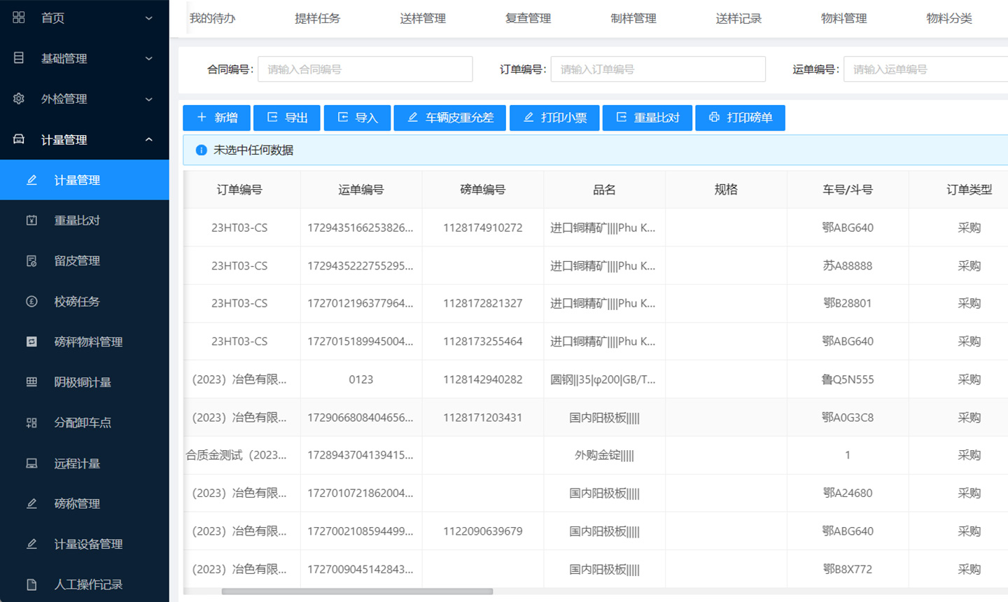 计量治理